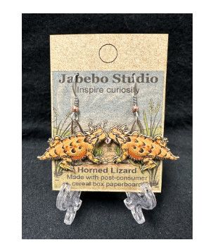 Horned Lizard Earrings