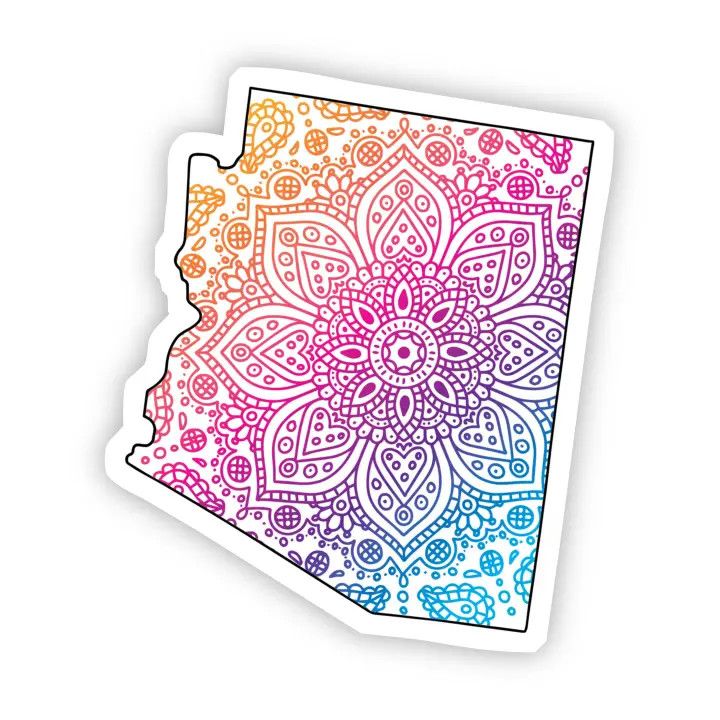 Mandala Arizona Sticker