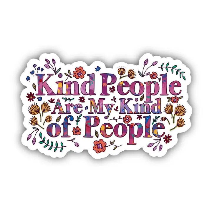 Kind People Sticker