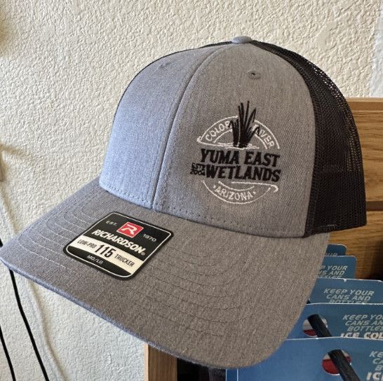 Yuma East Wetlands Heather Gray w/Dark Charcoal Mesh Cap