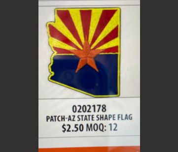 AZ State Shape Flag Patch