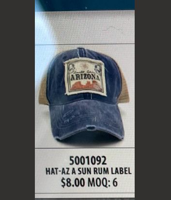 AZ A Sun Rum Hat