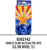 Slim-AZ Flag Tie-Dye Koozie