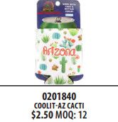 Coolit-AZ Cacti Can Koozie