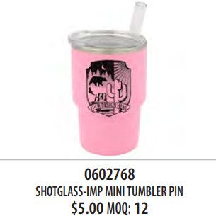 Mini Tumbler Pink Shot Glass
