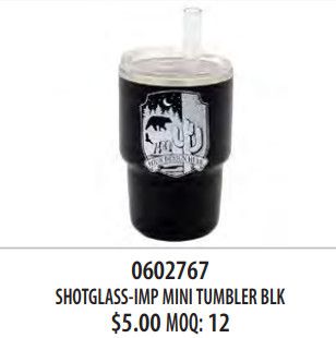 Mini Tumbler Black Shot glass
