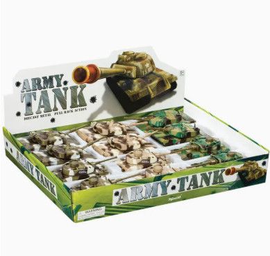 Pull Back Toy Army Tanks