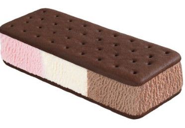 Big Neapolitan Sandwich Ice Cream