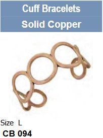 Copper Cuff Bracelet CB 094