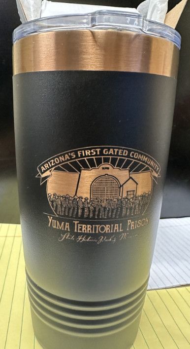 Blk/Rose Gold 20oz Tumbler