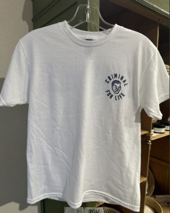 Yuma Criminal Youth T-shirt, Color: White, Size: XS