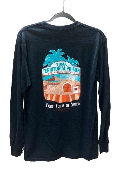 Prison &amp; Palms Long Sleeve T-shirt, Color: Black, Size: S