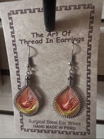 Peru Thread Dangle Earrings