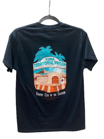 Prison &amp; Palms Unisex Adult T-shirt, Color: Black, Size: S