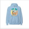 Unisex Hoodie, Color: Light Blue, Size: S