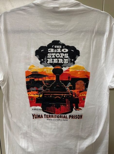 3:10 Stops here T-shirt, Color: White, Size: 3XL