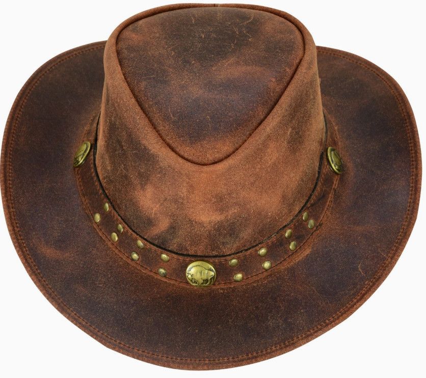 Arizona Leather Western Cowboy Hat