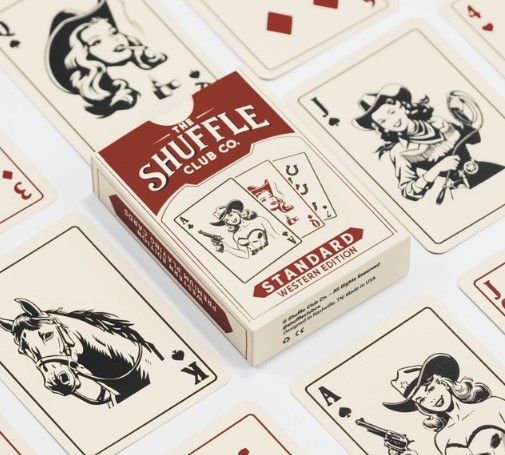 Vintage Western Playing Cards