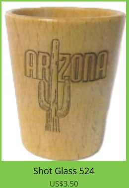 AZ Wood Shot glass