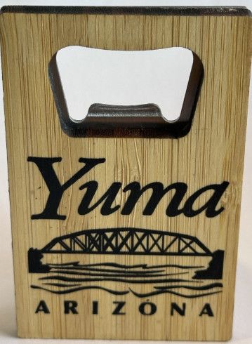Bamboo Magnet Bottle Opener