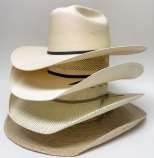 Straw/Palm Assorted Western Cowboy Hats