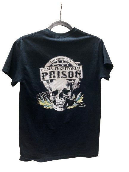 Black Skull Unisex Adult T-shirt, Color: Black, Size: S
