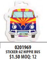 Hippie Bus Roadtrip Sticker