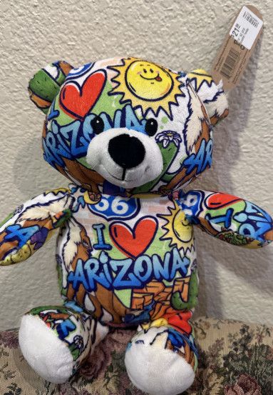 10" AZ ECO Graffiti Teddy