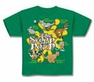 Scoop on Poop Youth T-shirt, Color: Green, Size: XS