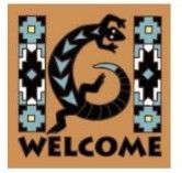 Welcome Gecko Tile
