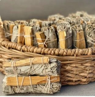White Sage Smudge Sticks with Palo Santo