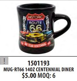 Route 66 Centennial Diner Mug