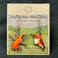 Rufous Hummingbird Earrings