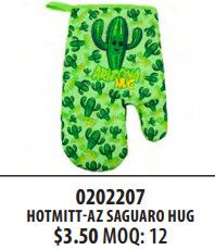 AZ Saguaro Hug Hot Mitt