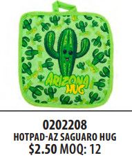 AZ Saguaro Hug Hot pad