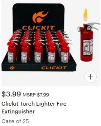 Fire Extinguisher Torch Lighter