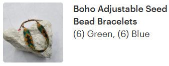 BOHO Adjustable Seed Bead Bracelet