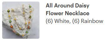 All Around Daisy Flower Necklace