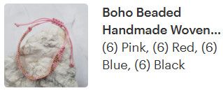 BOHO Beaded Handmade Woven Bracelet
