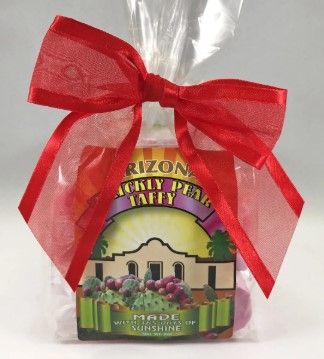 Prickly Pear Taffy with Bow