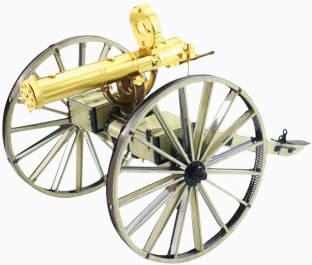 Metal Gatling Gun Puzzle