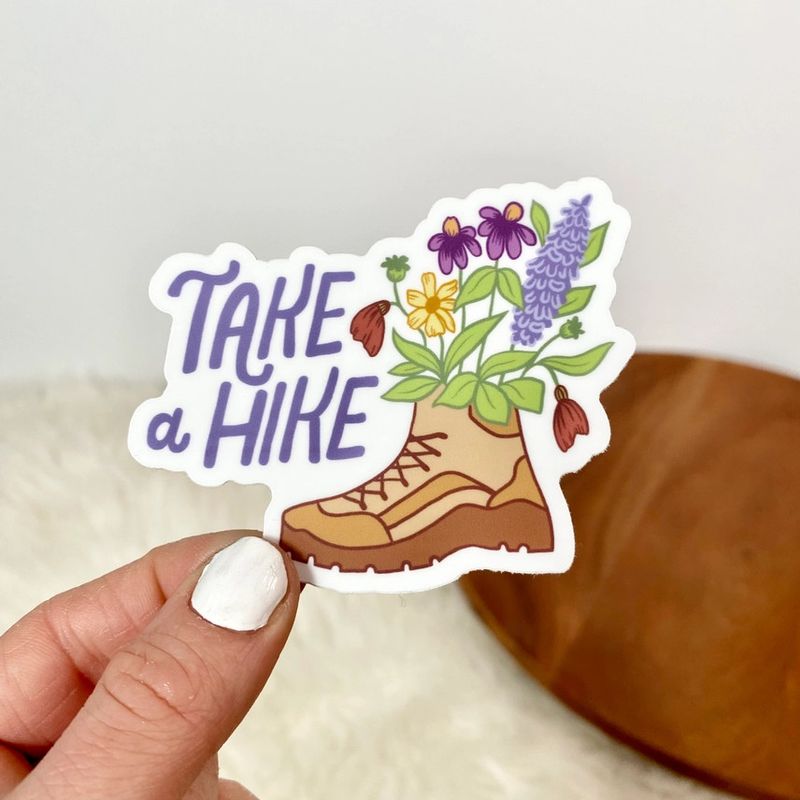 Take a Hike Nature Sticker