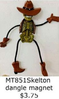 Skeleton Dangle Magnet