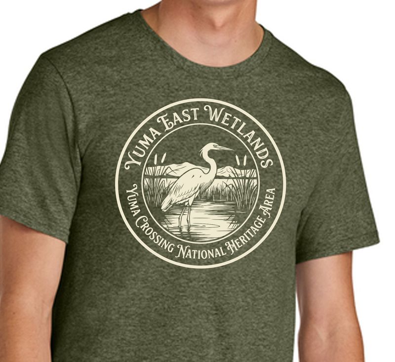 YEW Egret &amp; Mountains Unisex T-shirt