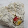 Dried Floral Sunflower Necklace