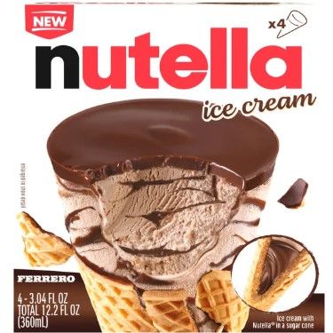 Nutella Cone Ice Cream