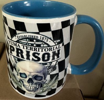 Custom Prison Skull Mug (TEAL)