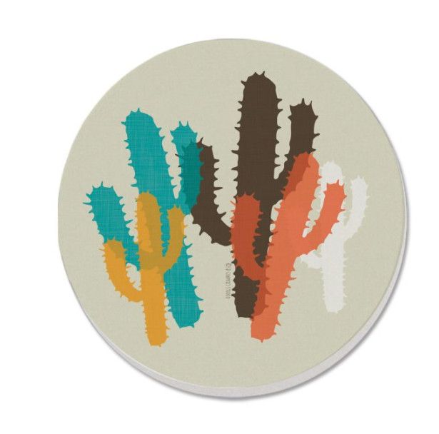 Modern Cacti Coaster