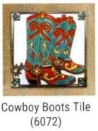 Cowboy Boots Tile