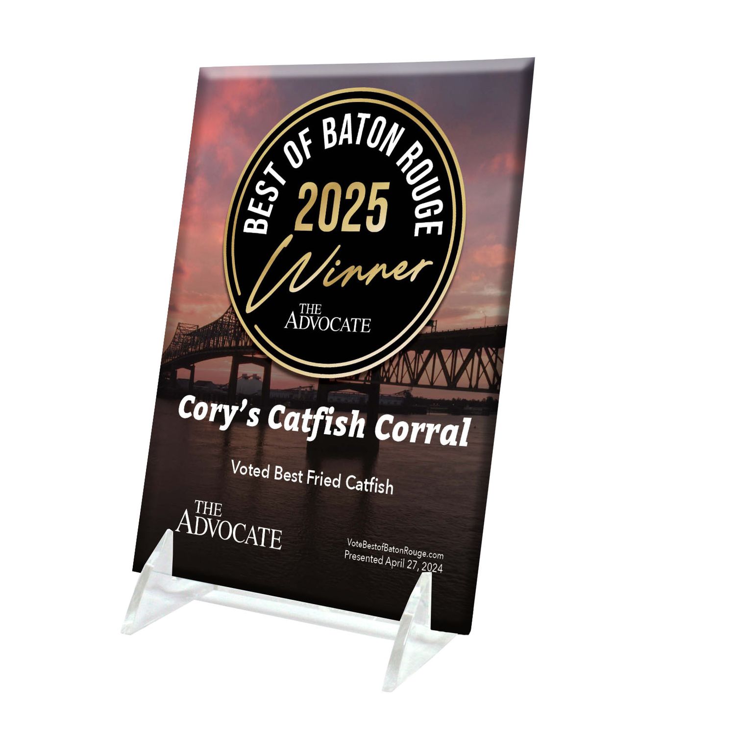 Crystal Keepsake Plaque